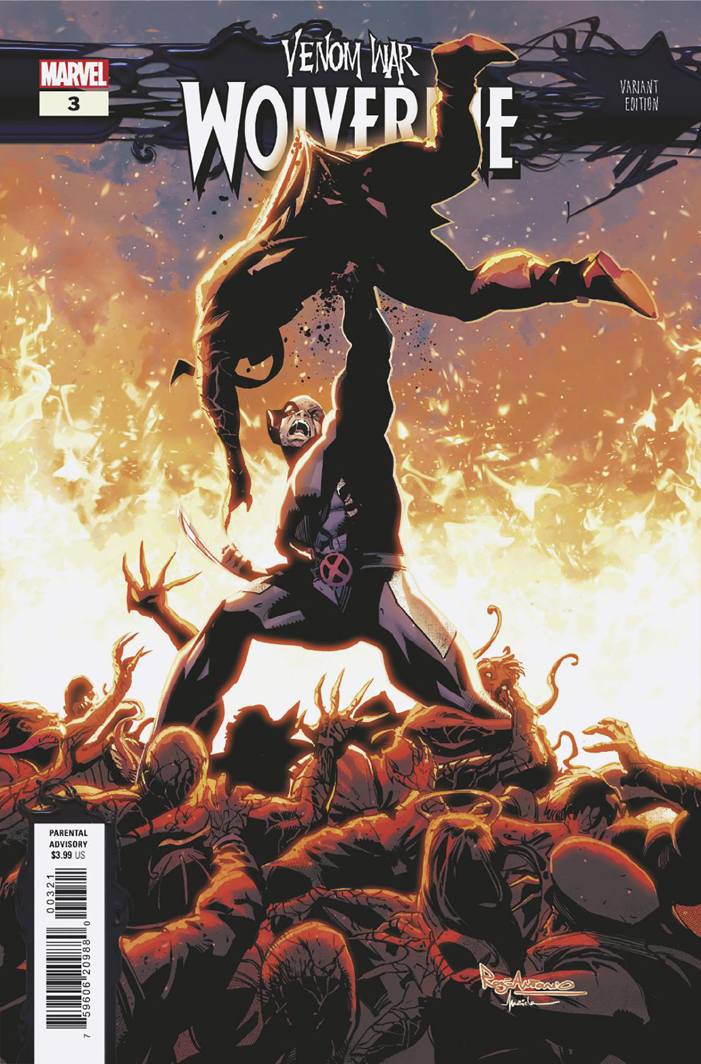 Venom War: Wolverine #3 Roge Antonio Variant (Venom War)