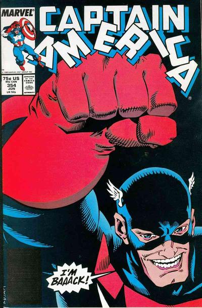 Captain America (1968-1996) #354 [Direct] - Vf+ 8.5 [Stock Image]