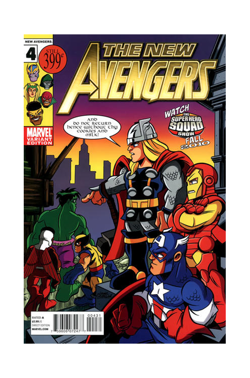 New Avengers #4 (Shs Variant) (2010)
