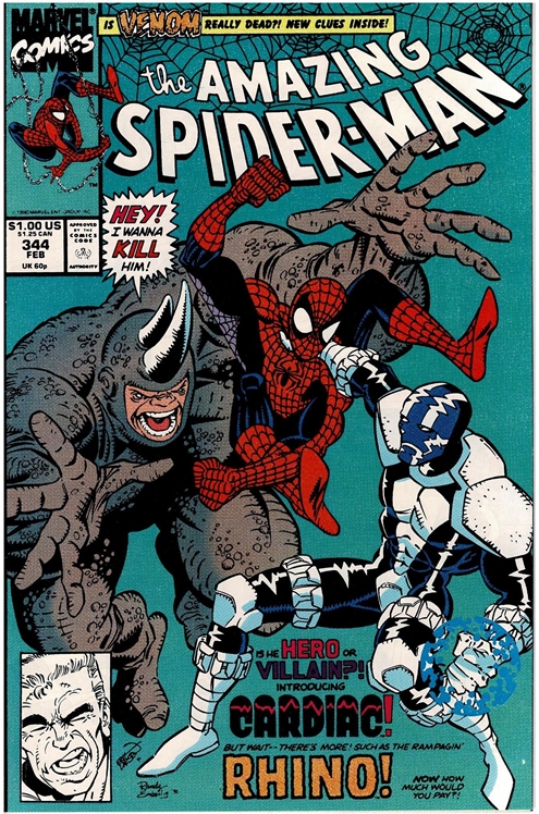 The Amazing Spider-Man #344 [Direct] - Vf-