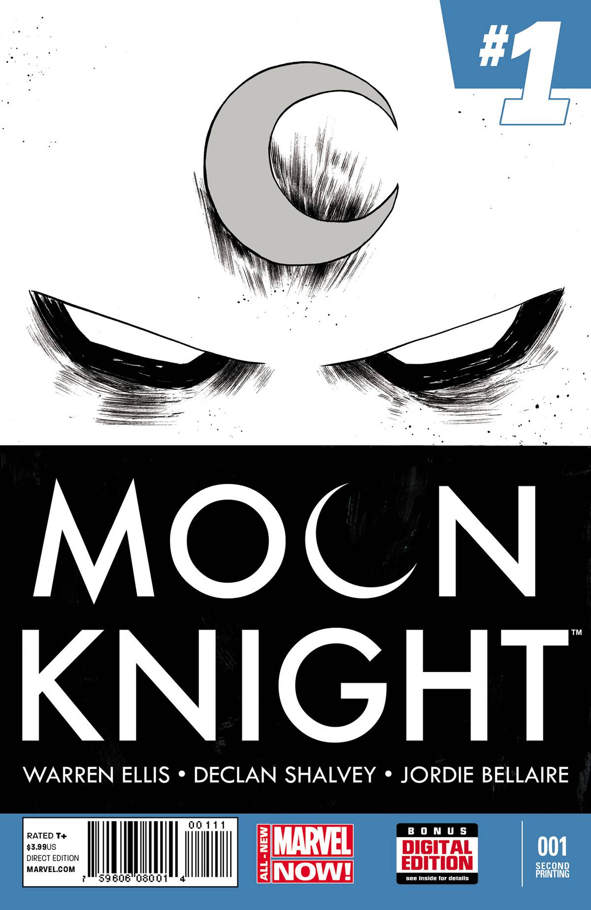 Moon Knight #1 2nd Print Shalvey Cover (2014)