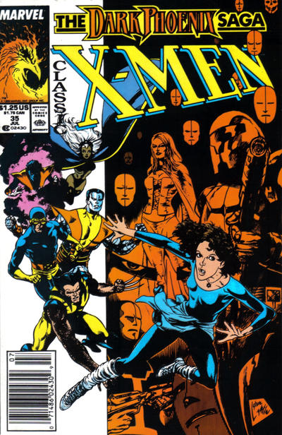 Classic X-Men #35 [Newsstand] - Fn/Vf