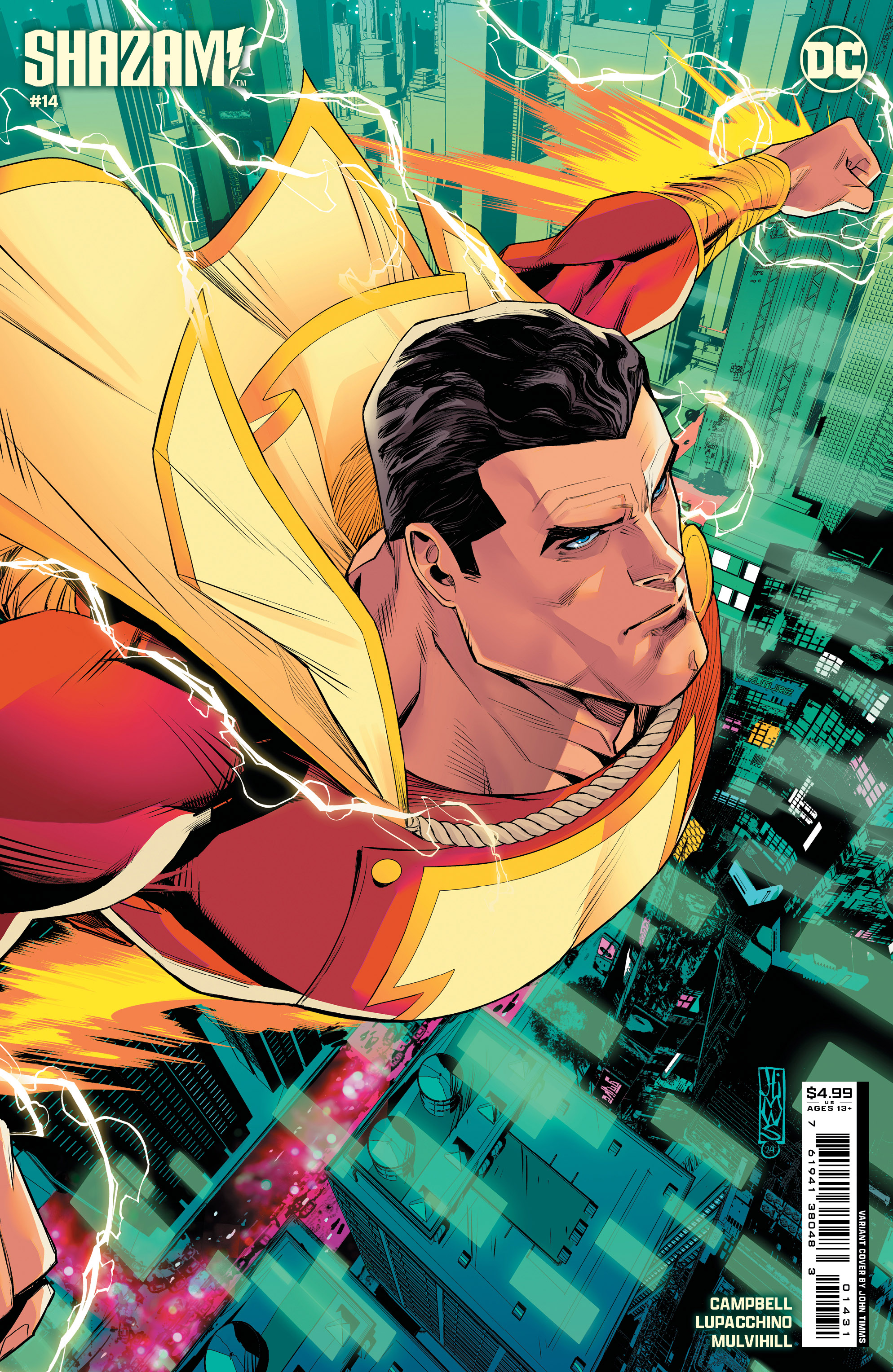 Shazam #14 Cover C John Timms Card Stock Variant