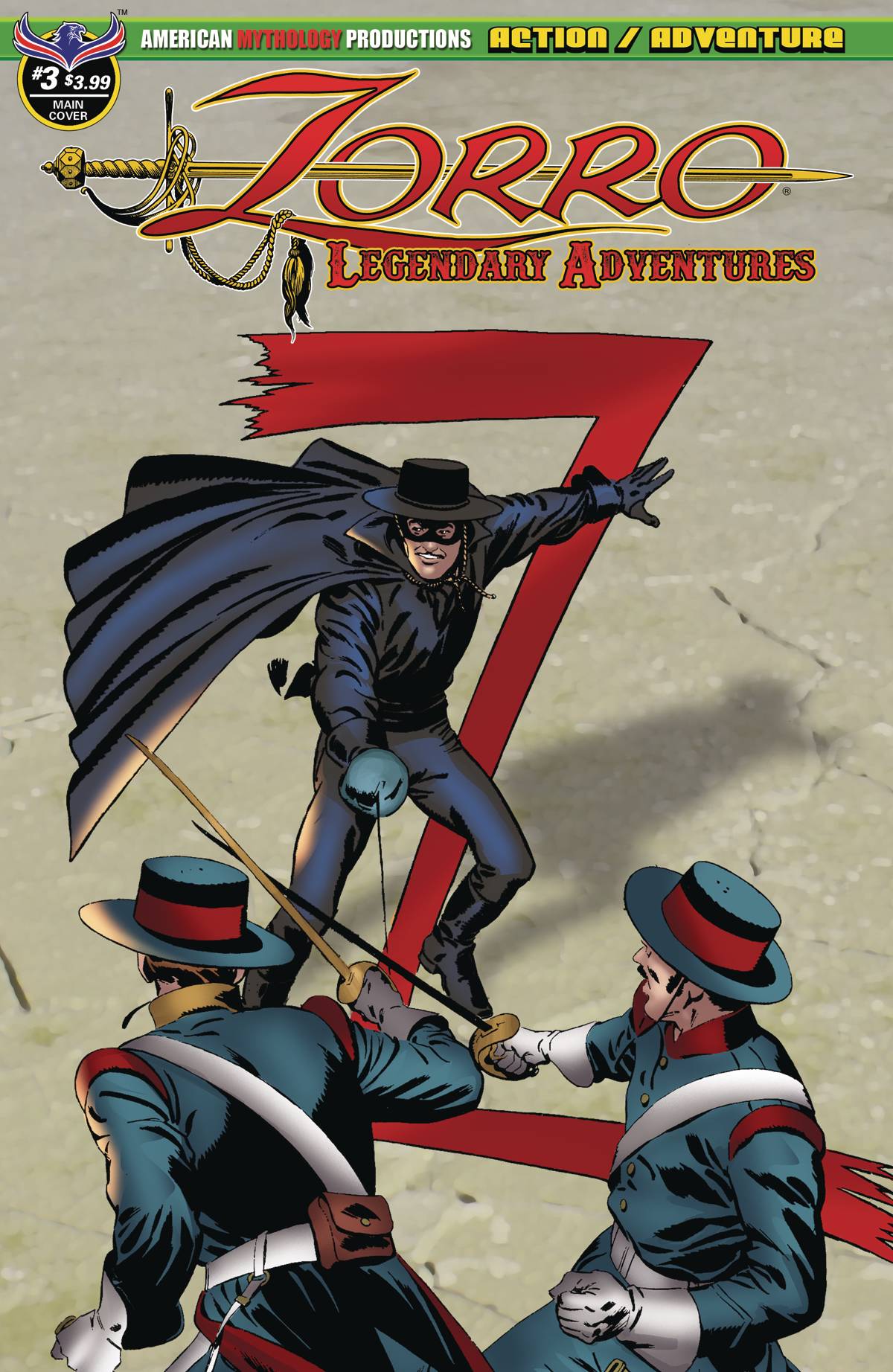 Zorro Legendary Adventures #3 Main Cover