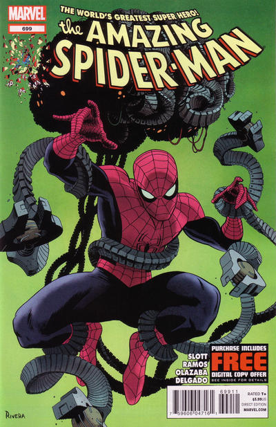 The Amazing Spider-Man #699 [Direct Edition] - Fn/Vf 