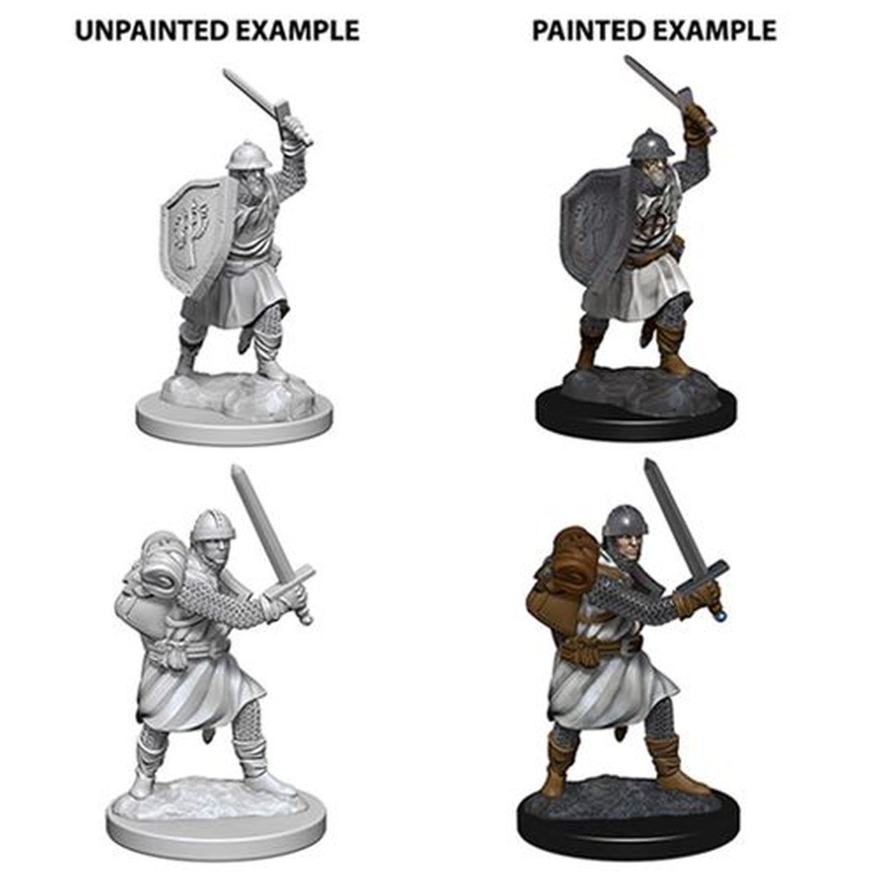 Pathfinder Unpainted Miniatures: Infantrymen