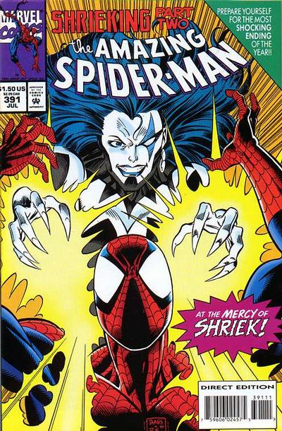 The Amazing Spider-Man #391 [Direct Edition]-Very Fine 