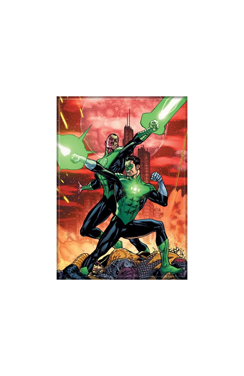 Green Lantern And Sinestro Magnet