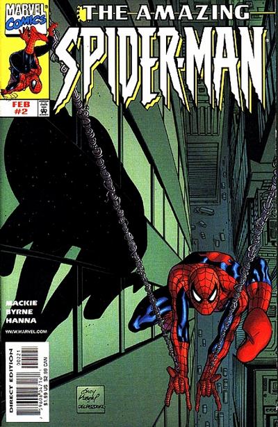 The Amazing Spider-Man #2 [Direct Edition - 50/50 - Andy Kubert Cover]-Very Fine 