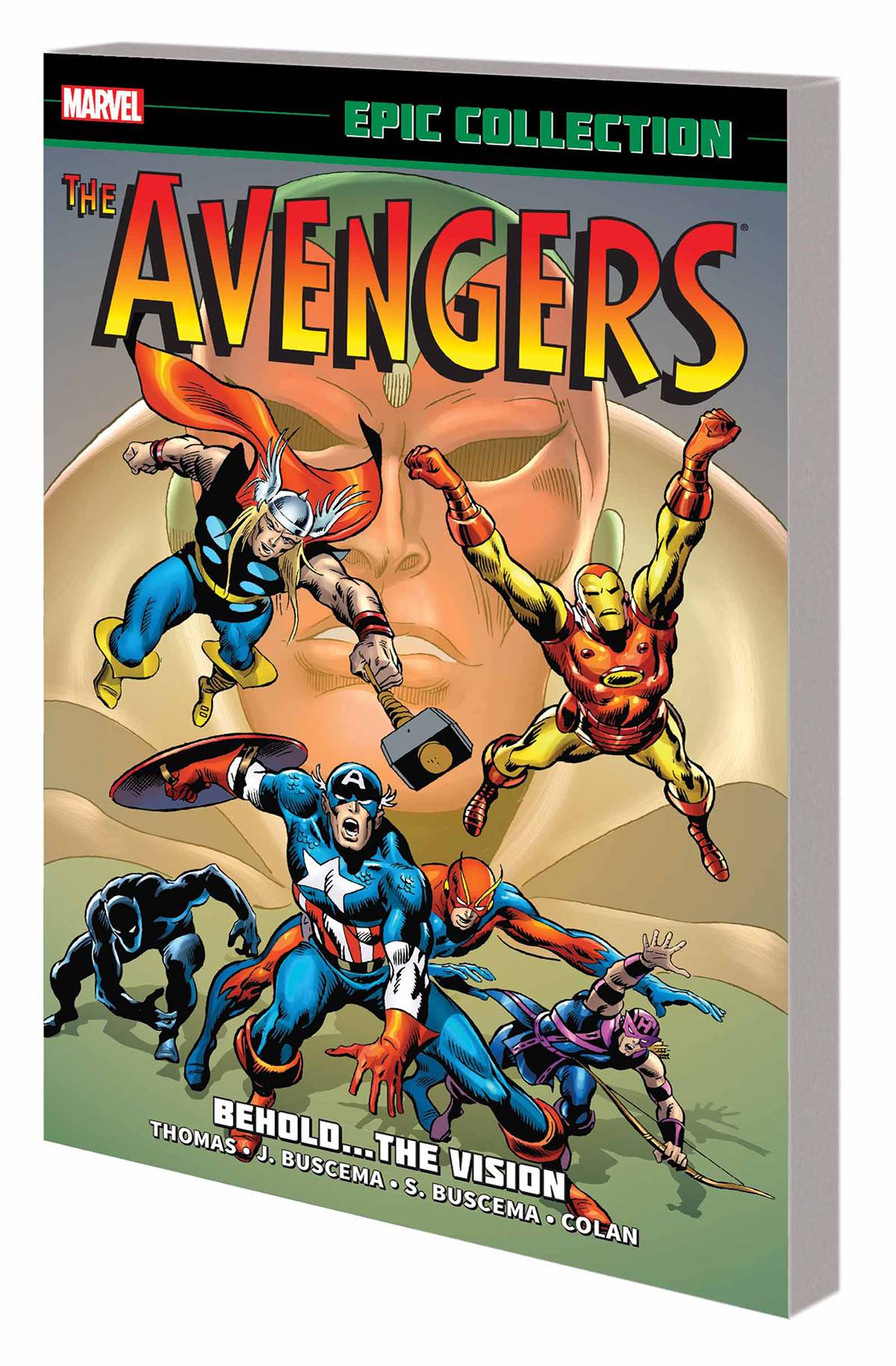 Avengers Epic Collection Graphic Novel Volume 4 Behold the Vision
