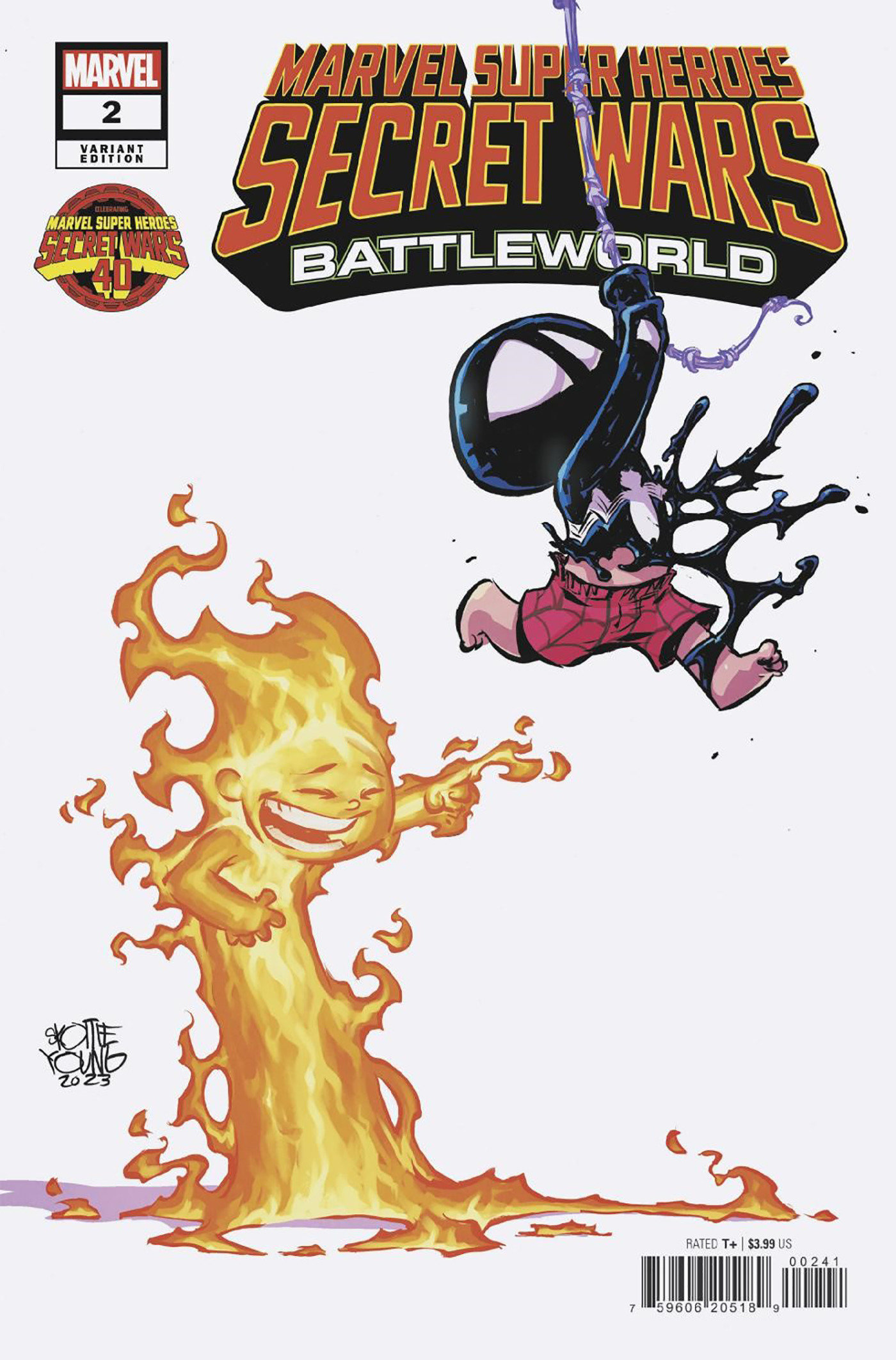 Marvel Super Heroes Secret Wars Battleworld #2 Skottie Young Variant