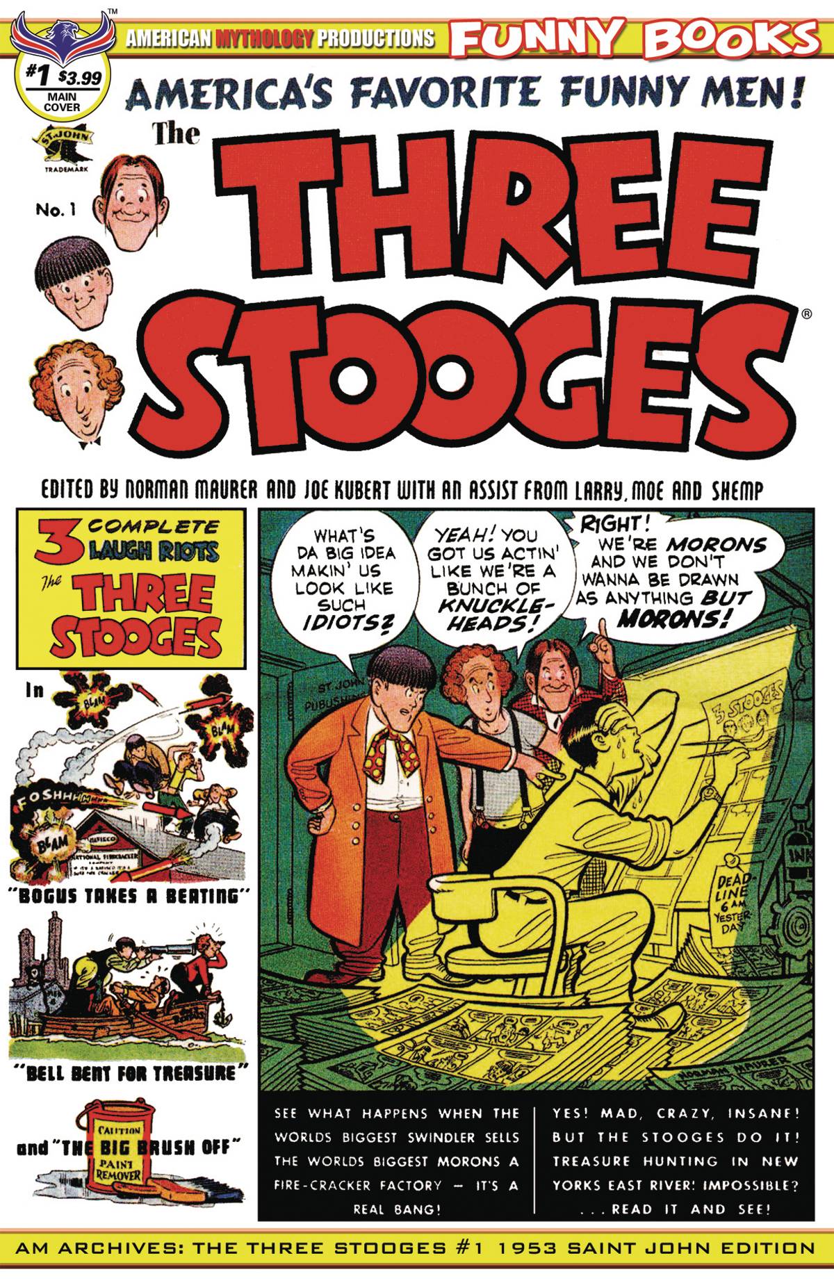 Am Archives Three Stooges #1 1953 Saint John Edition | ComicHub