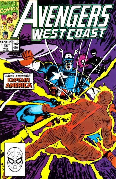 Avengers West Coast #64 [Direct]-Fine (5.5 – 7)