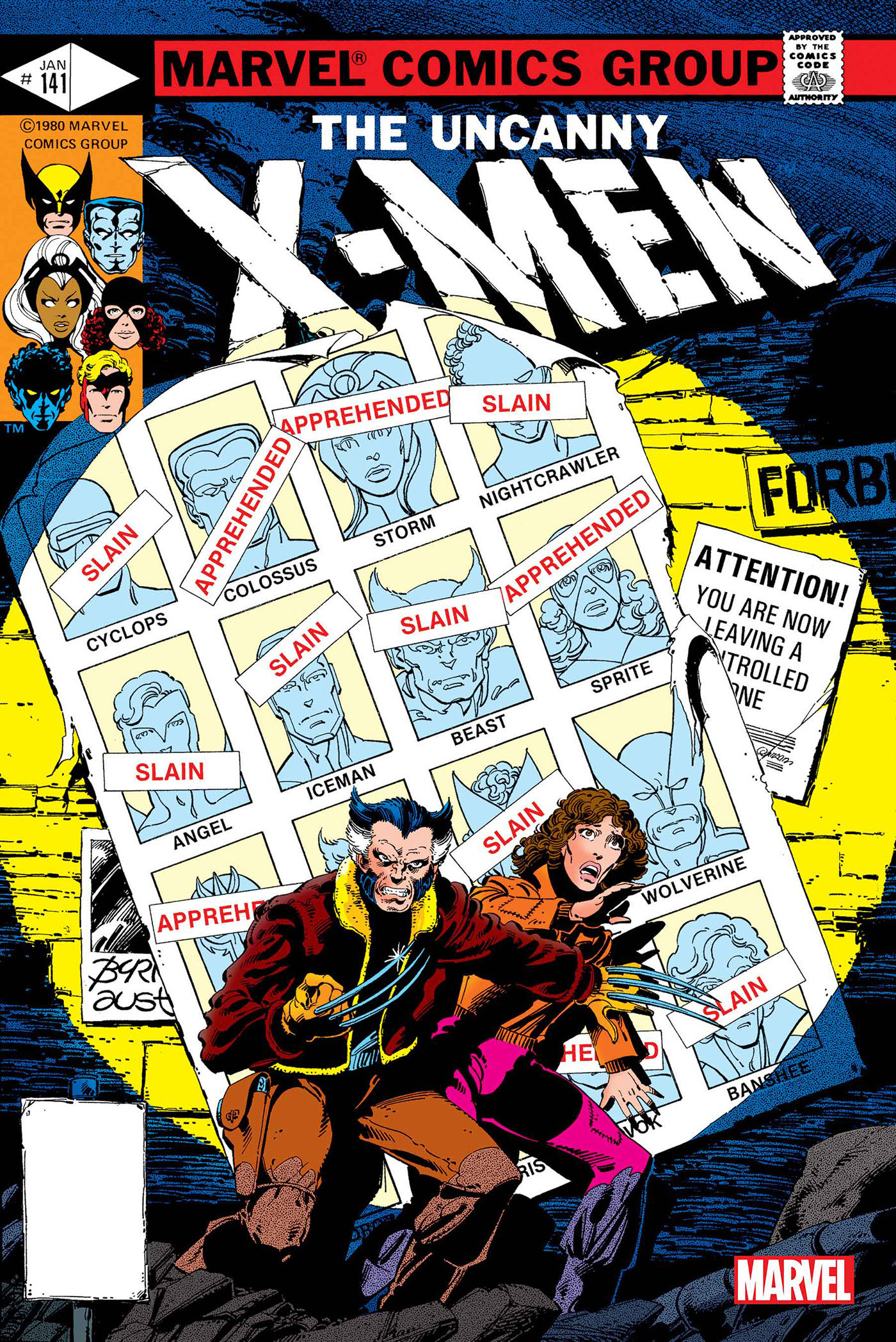 X-Men #141 Facsimile Edition Poster