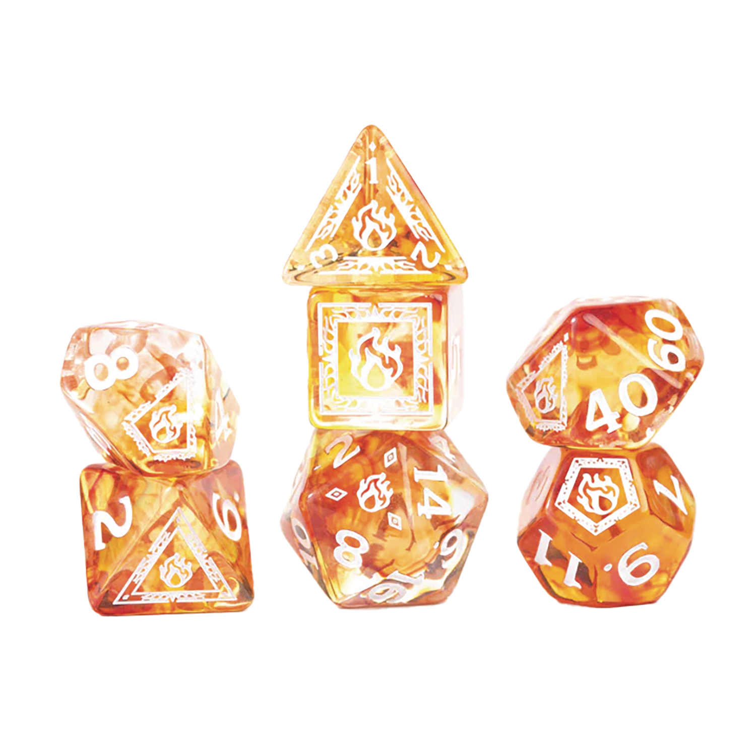 Dungeons & Dragons Adventure Dice Sorcerer Orange