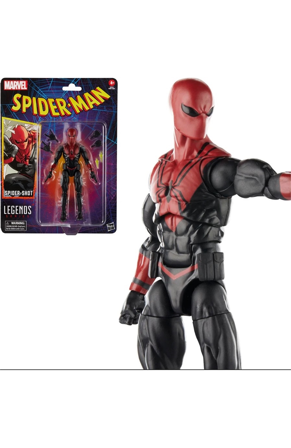 Spider-Man Marvel Legends Comic 6-Inch Spider-Shot Action Figure