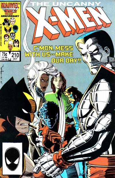 The Uncanny X-Men #210 [Direct](1963)-Very Fine (7.5 – 9)