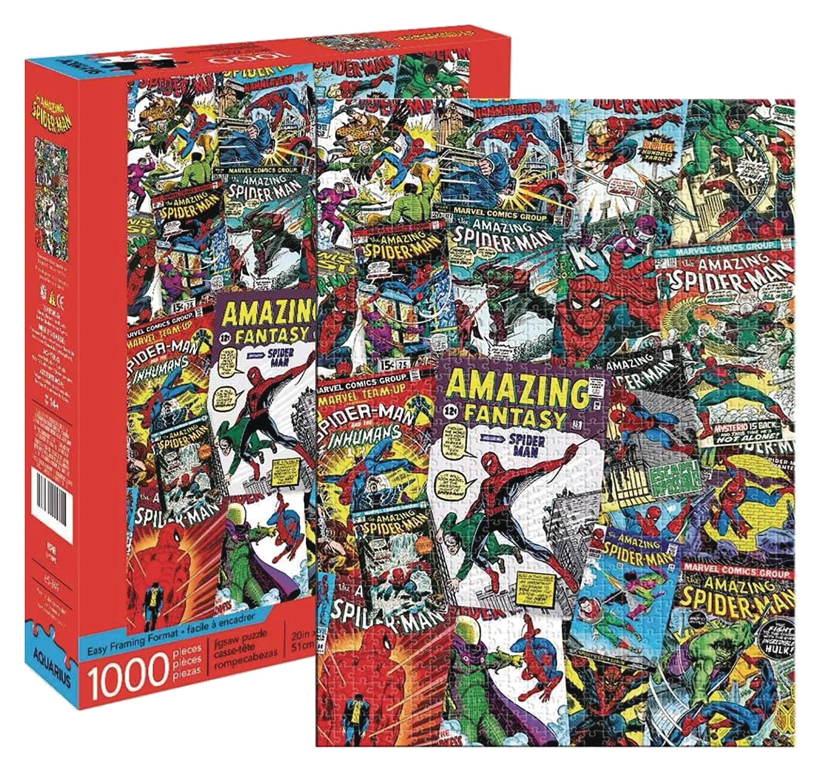 Marvel Spider-Man Covers 1000 Piece Puzzle