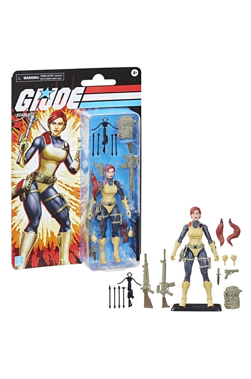 G.I. Joe Classified Series Retro Cardback, Scarlett *Import Stock*