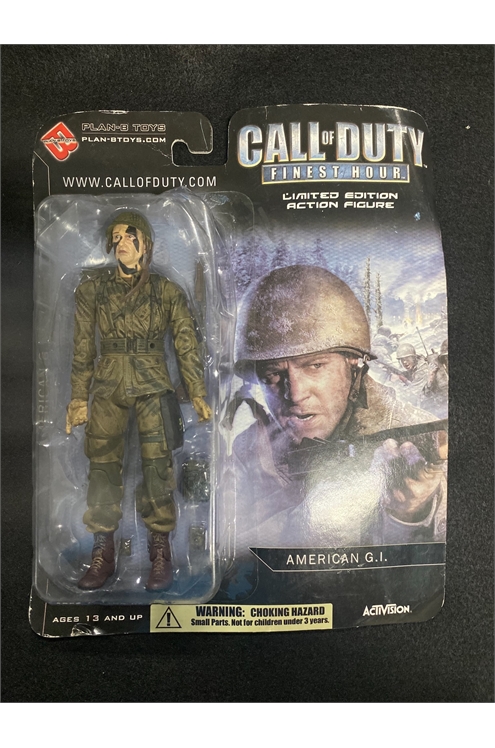 Call of Duty Finest Hour American G.I. Action Figure Pre-Owned