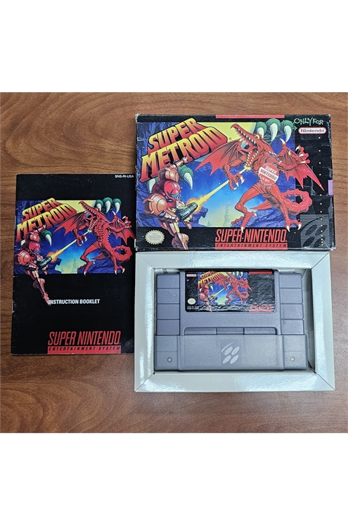 Super Nintendo Snes Super Metroid Pre-Owned Cib