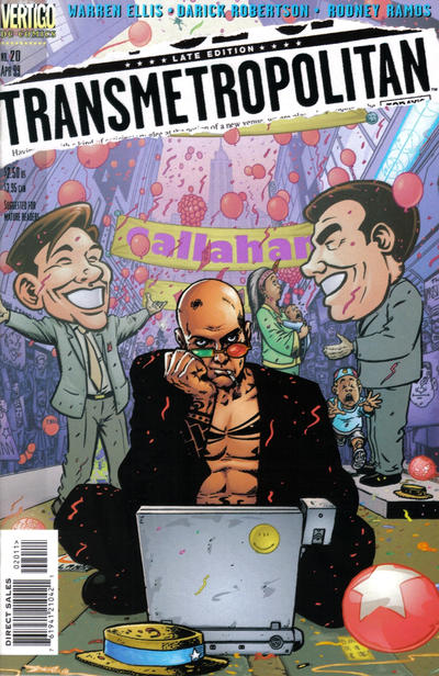 Transmetropolitan #20-Very Fine (7.5 – 9) Darick Robertson Cover