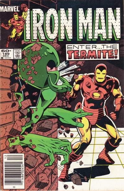 Iron Man #189 [Newsstand] - Fn/Vf 7.0