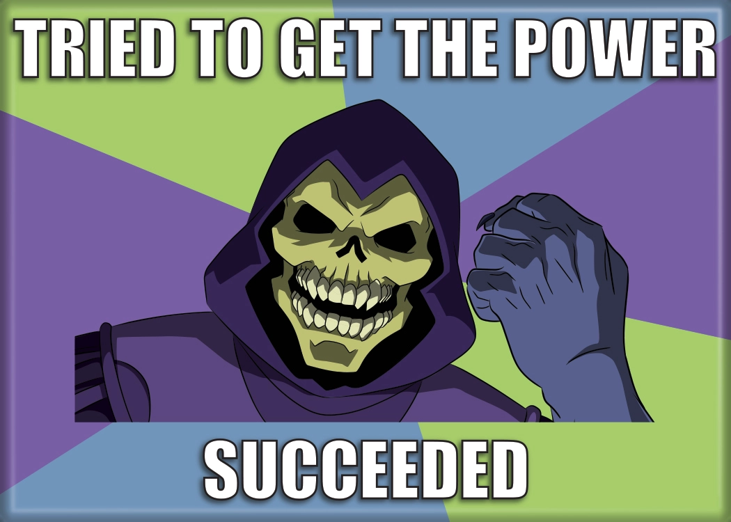 Masters of The Universe Skeletor Succeeded Magnet