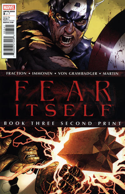 Fear Itself #3 2nd Printing McNiven Variant