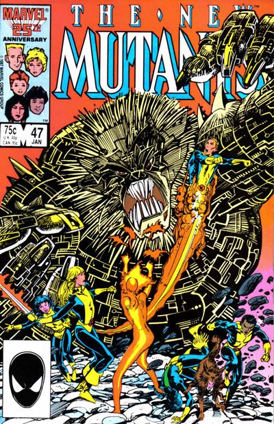The New Mutants #47 [Direct]-Very Fine (7.5 – 9)