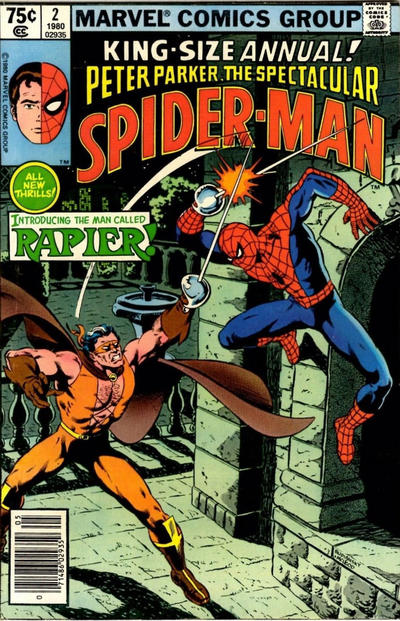 The Spectacular Spider-Man Annual #2 [Newsstand]-Very Good (3.5 – 5)