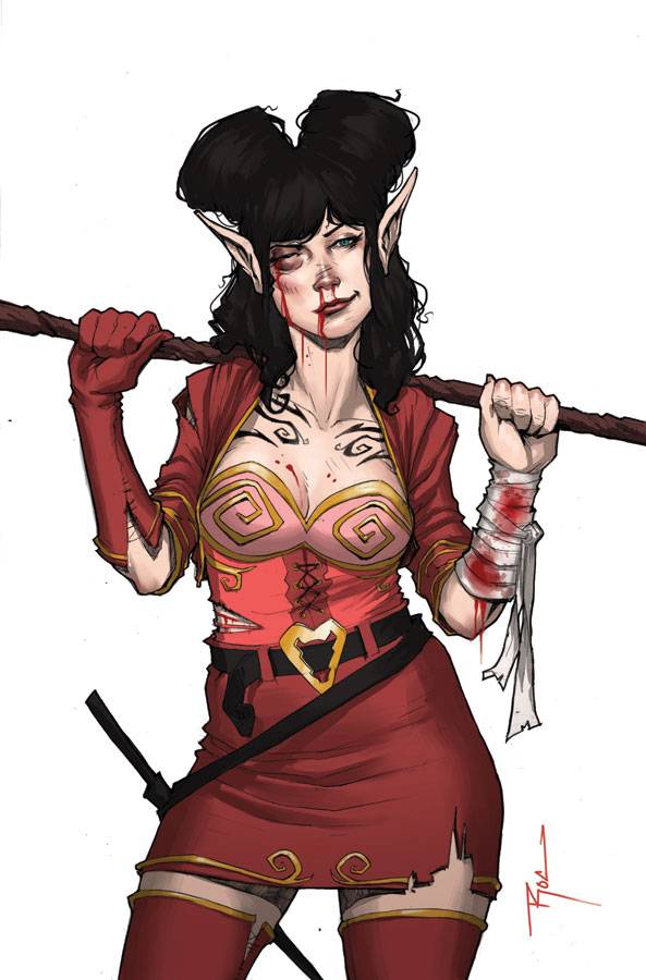 Rat Queens #2 Cover B Upchurch (2013)