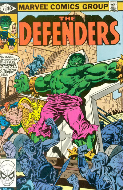 The Defenders #81 [Direct]-Very Fine (7.5 – 9)