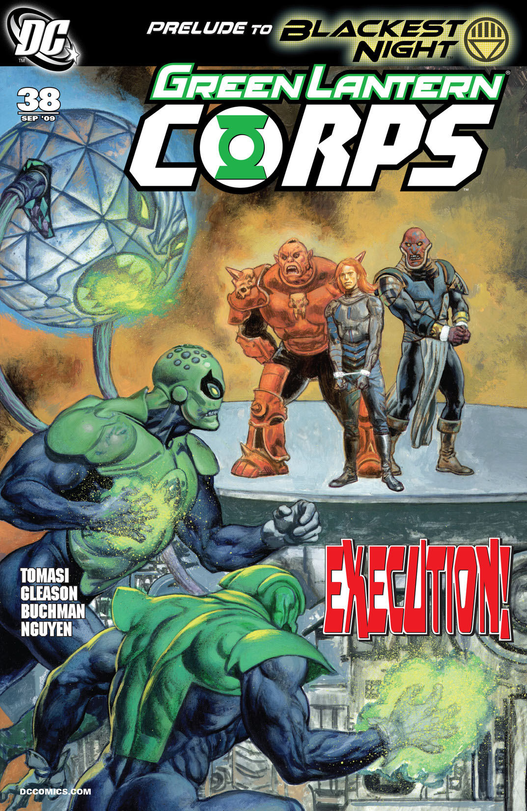 Green Lantern Corps #38 Variant Edition (Blackest Night) (2006)
