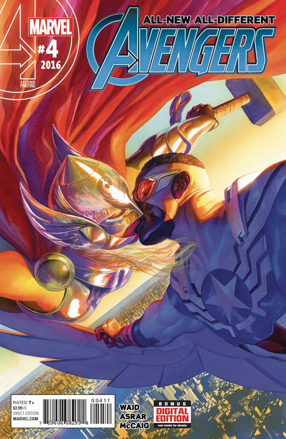 All New All Different Avengers #4 Alex Ross 2nd Printing Variant