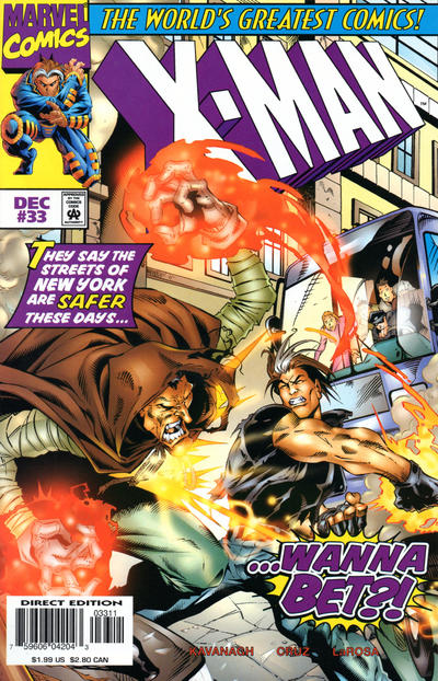 X-Man #33 [Direct Edition]-Very Fine (7.5 – 9)