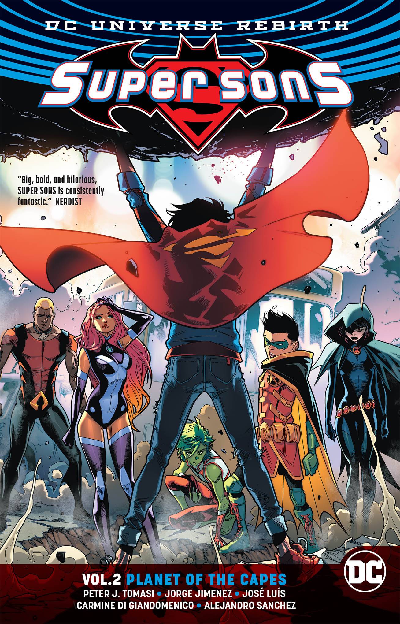 Super Sons Graphic Novel Volume 2 Planet of the Capes Rebirth