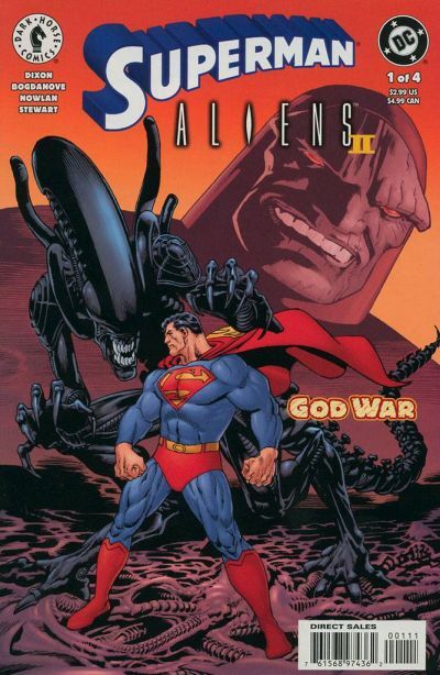 Superman Aliens Ii: God War Limited Series Bundle Issues 1-4