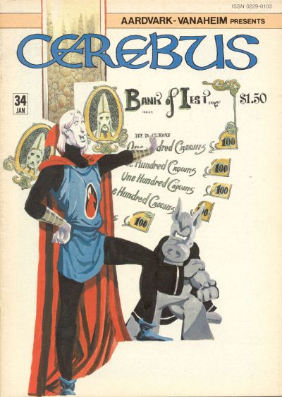 Cerebus #34-Very Fine (7.5 – 9)