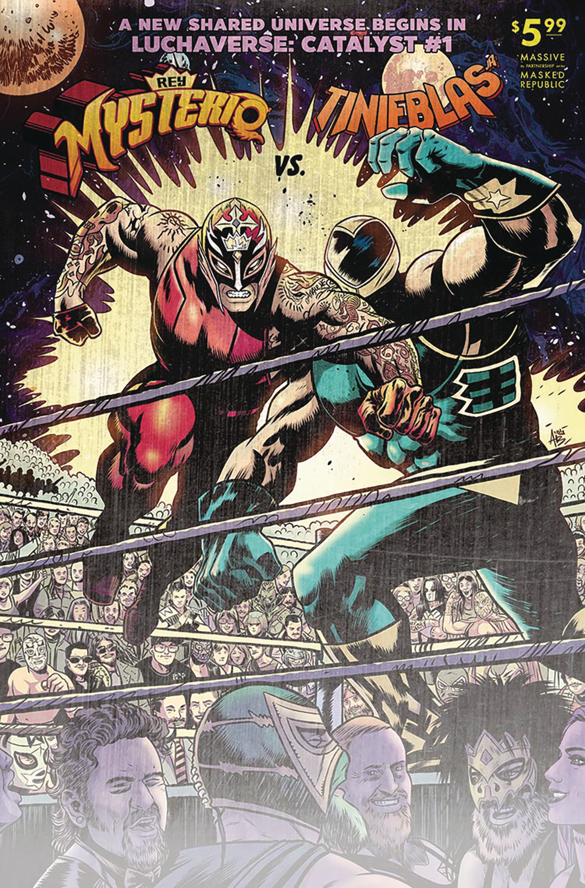 Luchaverse Catalyst #1 Cover L Superman V Ali Metal Variant (Mature) (Of 3)