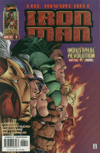 Iron Man #6 [Direct Edition] - Vf 8.0