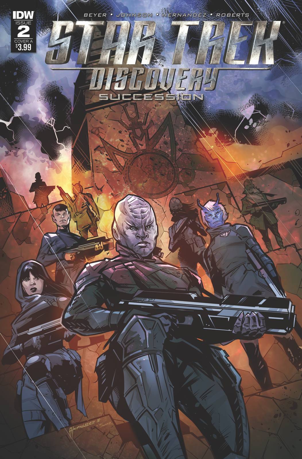 Star Trek Discovery Succession #2 Cover A Hernandez