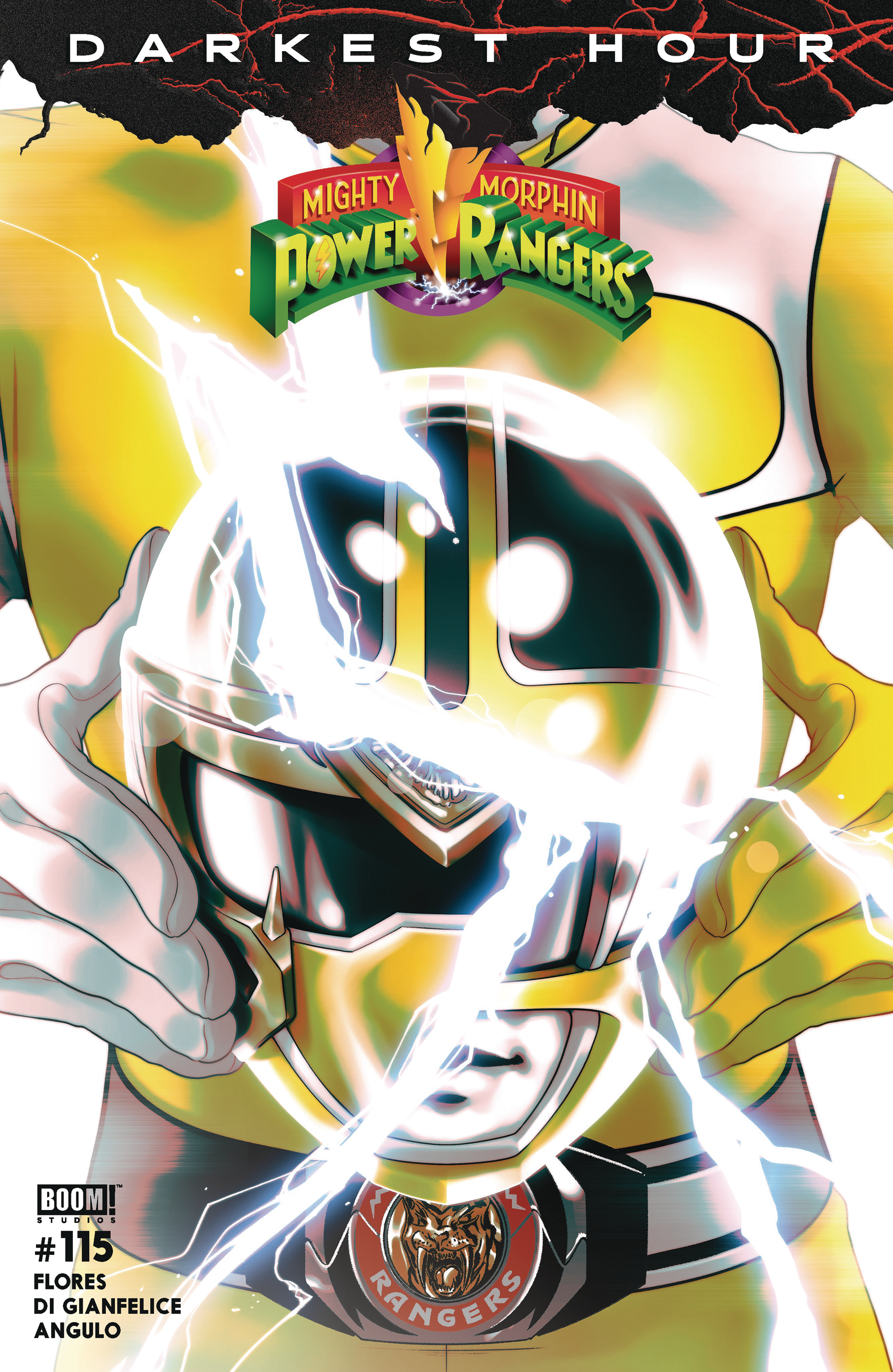 Mighty Morphin Power Rangers #115 Cover C Helmet Variant Montes