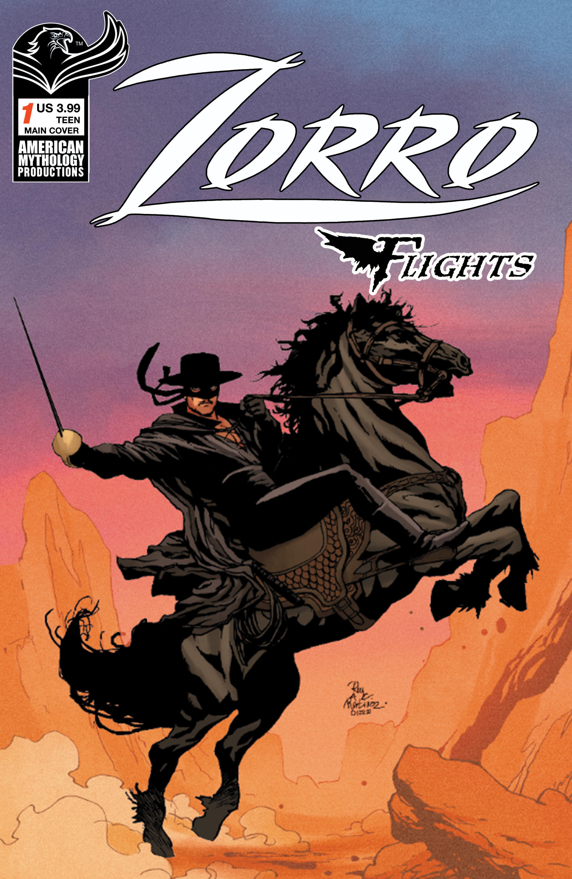 Zorro Flights #1 Cover A Martinez