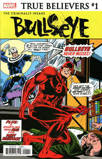 True Believers: The Criminally Insane - Bullseye #1