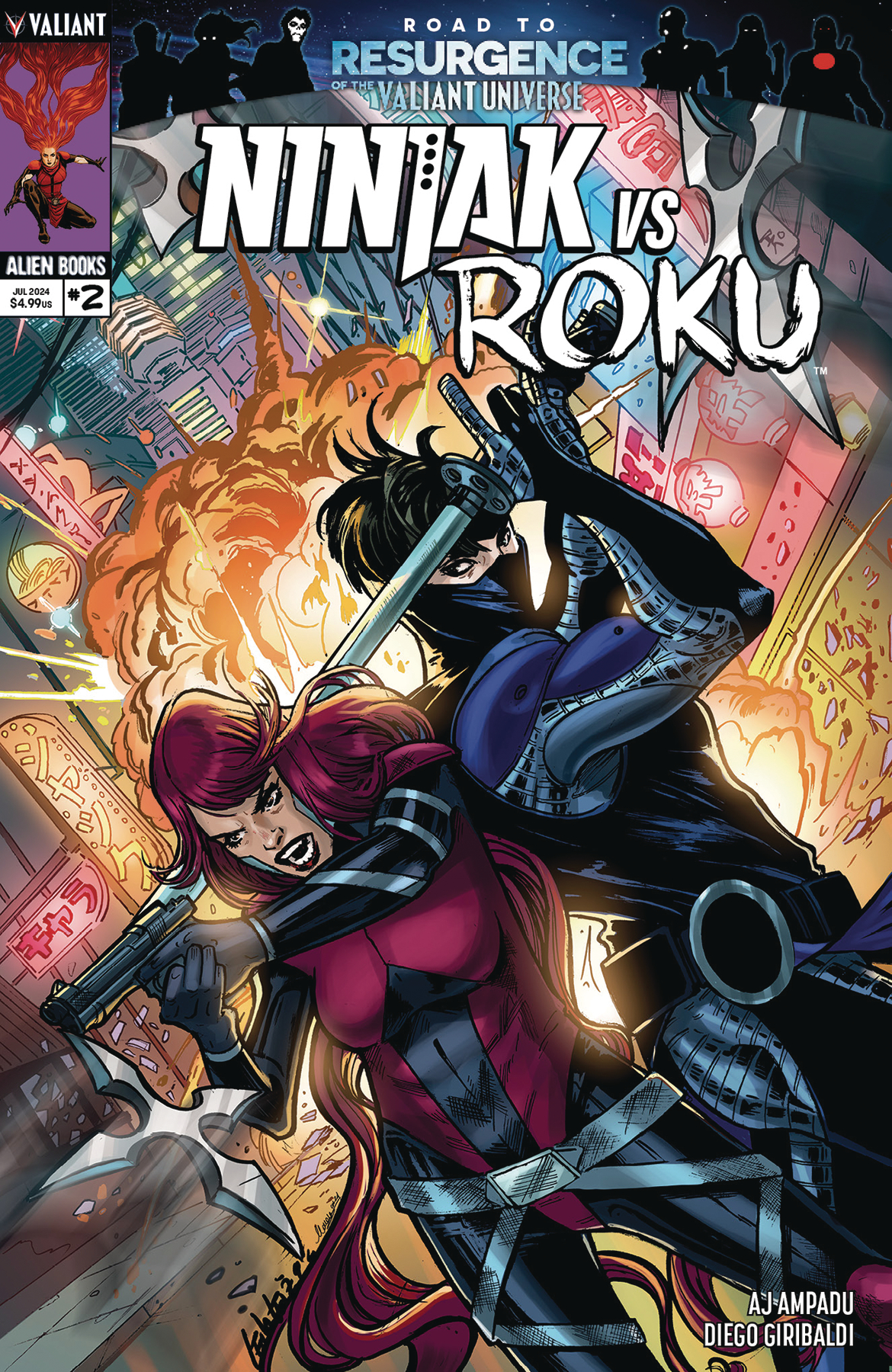 Ninjak Vs Roku #2 Cover A Leiz (Of 4)