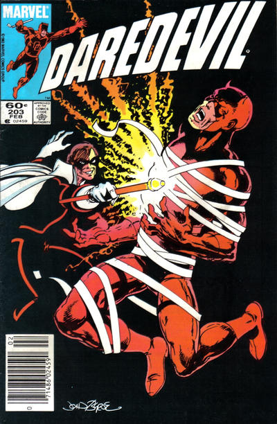 Daredevil #203 [Newsstand]-Fine (5.5 – 7)