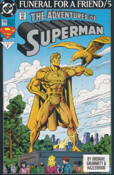 Adventures of Superman #499 [Direct]-Very Fine (7.5 – 9)
