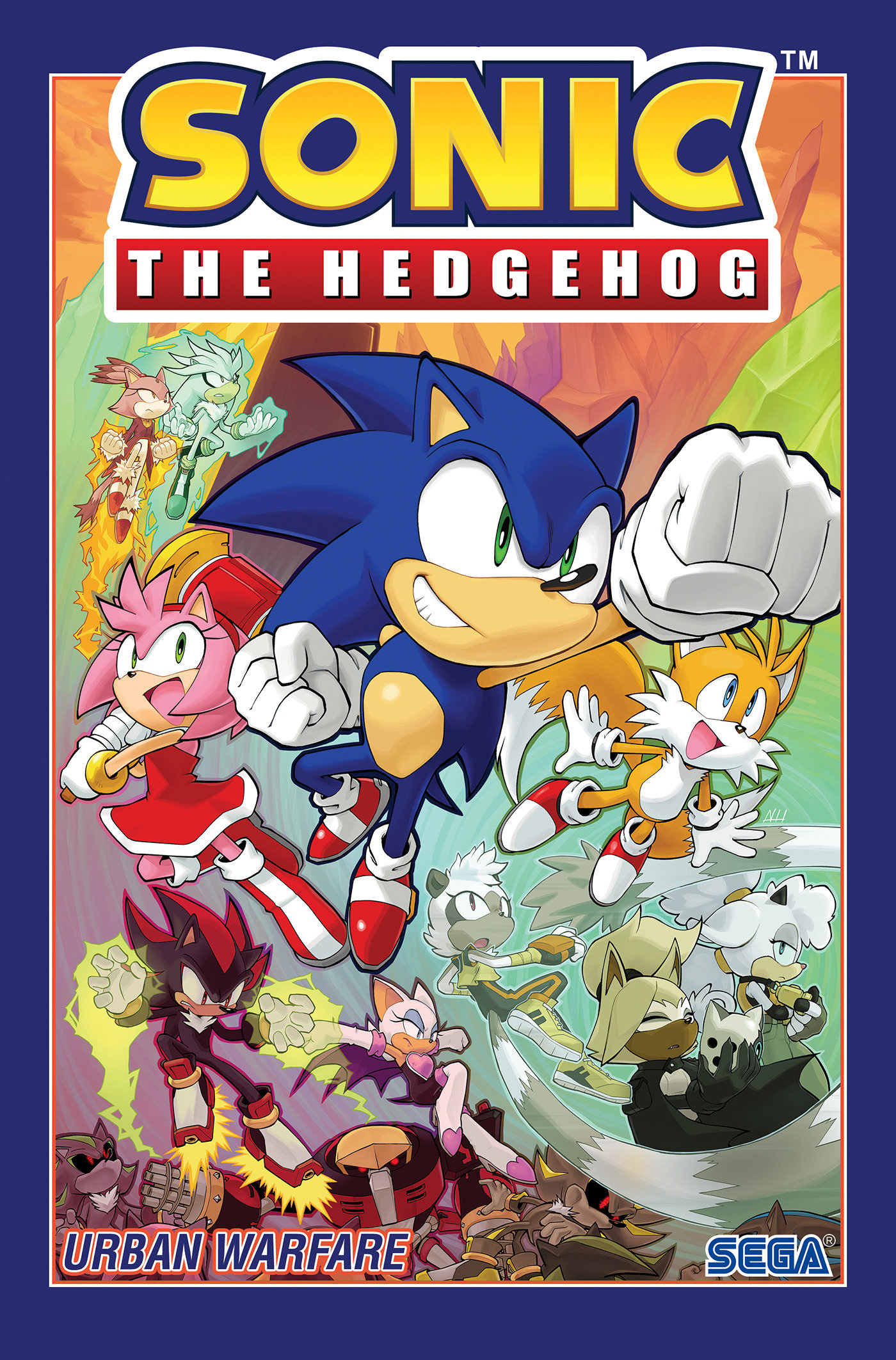 Sonic the Hedgehog Graphic Novel Volume 15 Urban Warfare
