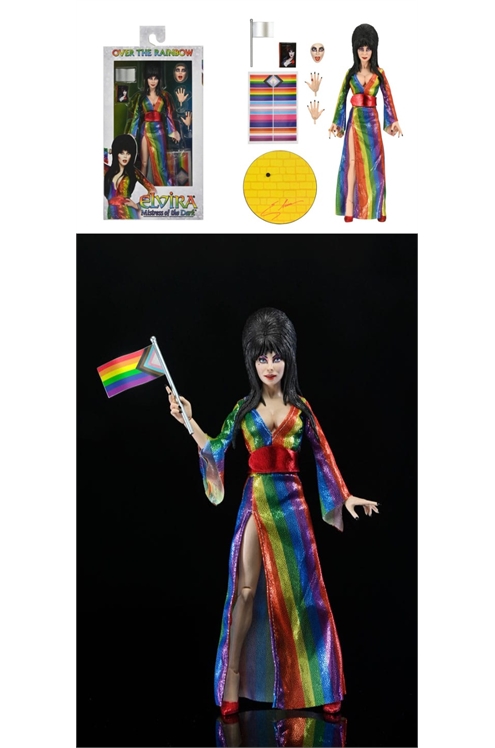 *Pre-Order* Elvira, Mistress of The Dark Clothed Over The Rainbow Elvira